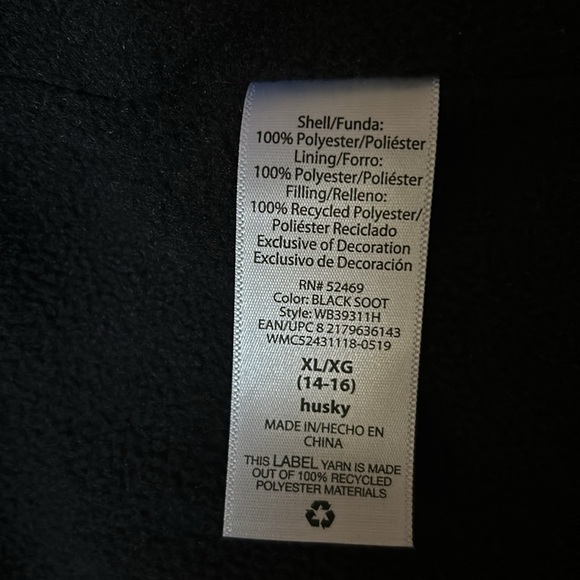 X Large Coat 🧥 with Hood, Zipper, Velcro, & Pockets. Like New! Very Warm! - Picture 7 of 7